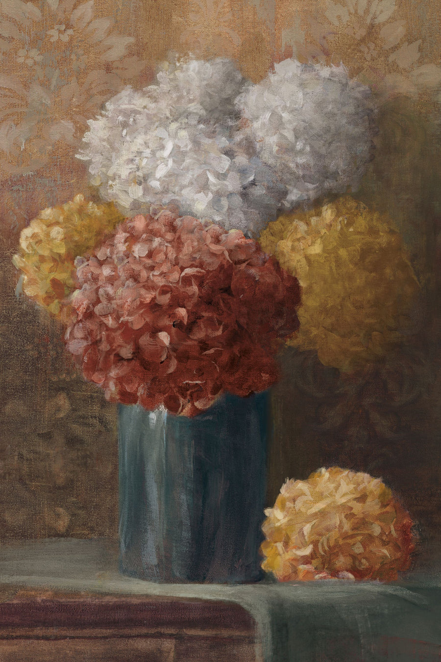 Fall Hydrangea II Mural Wallpaper
