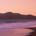 Crimson Bridge Twilight Red Mural Wallpaper - pure wallpaper artwork