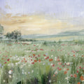 First Light on the Meadow Mural Wallpaper - pure wallpaper artwork
