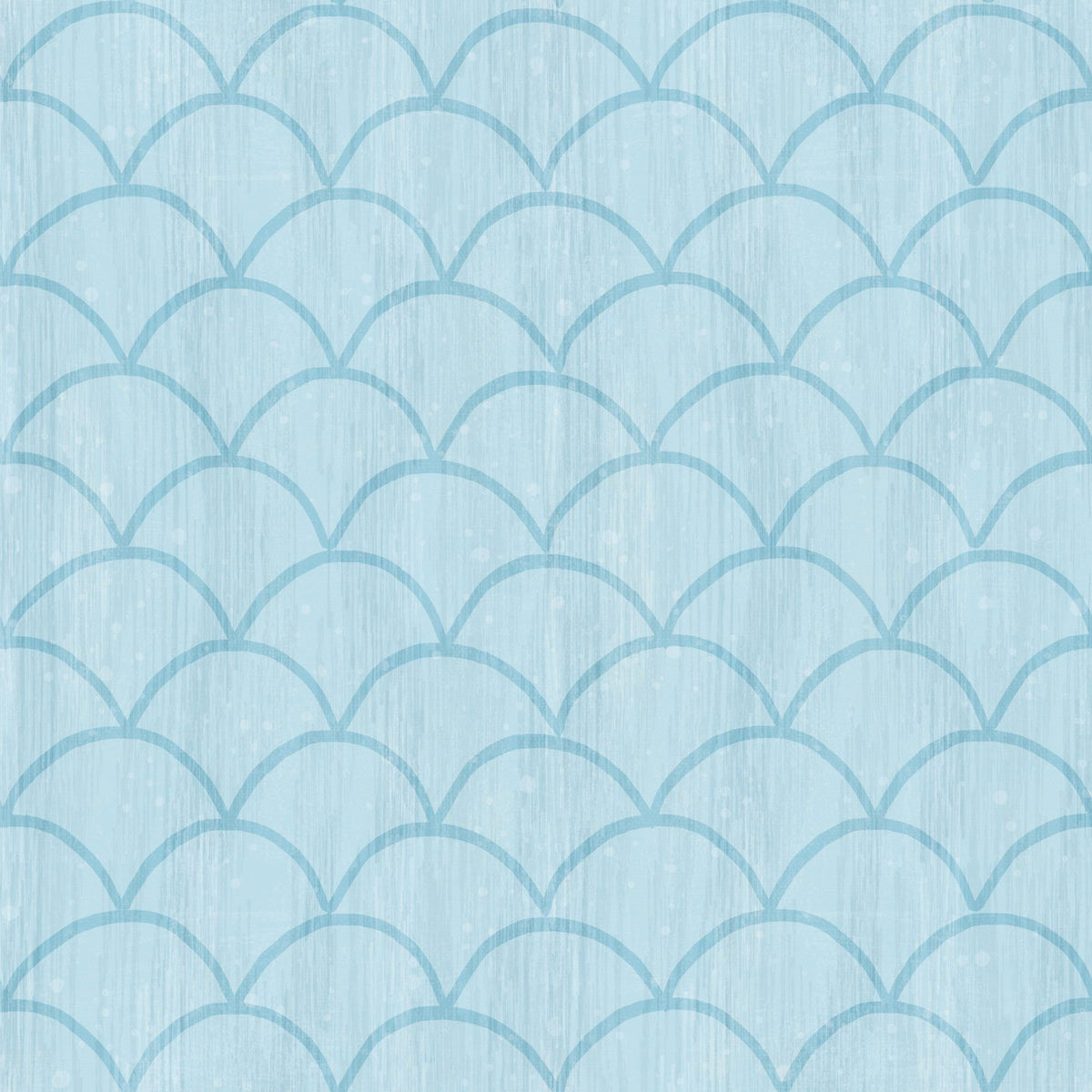 Coastal Scales Light Blue Mural Wallpaper - pure wallpaper artwork