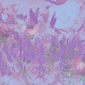 Dream Lupine, Washed Periwinkle Mural Wallpaper - pure wallpaper artwork