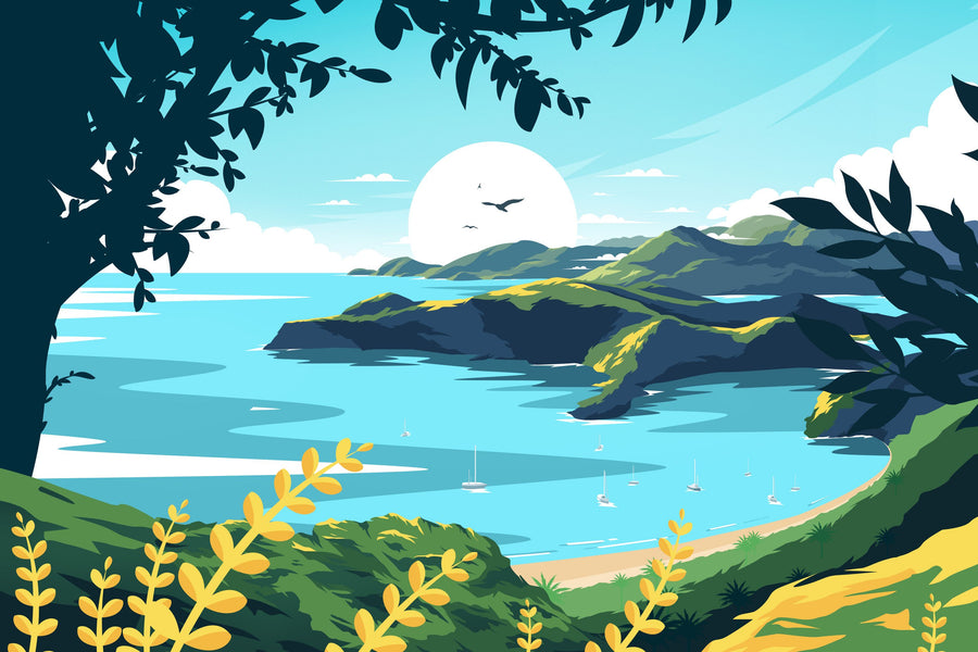 Travel Antigua Mural Wallpaper