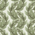 Verdant Plume, Olive Mural Wallpaper - pure wallpaper artwork