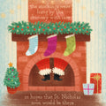 Christmas Stockings Mural Wallpaper - pure wallpaper artwork