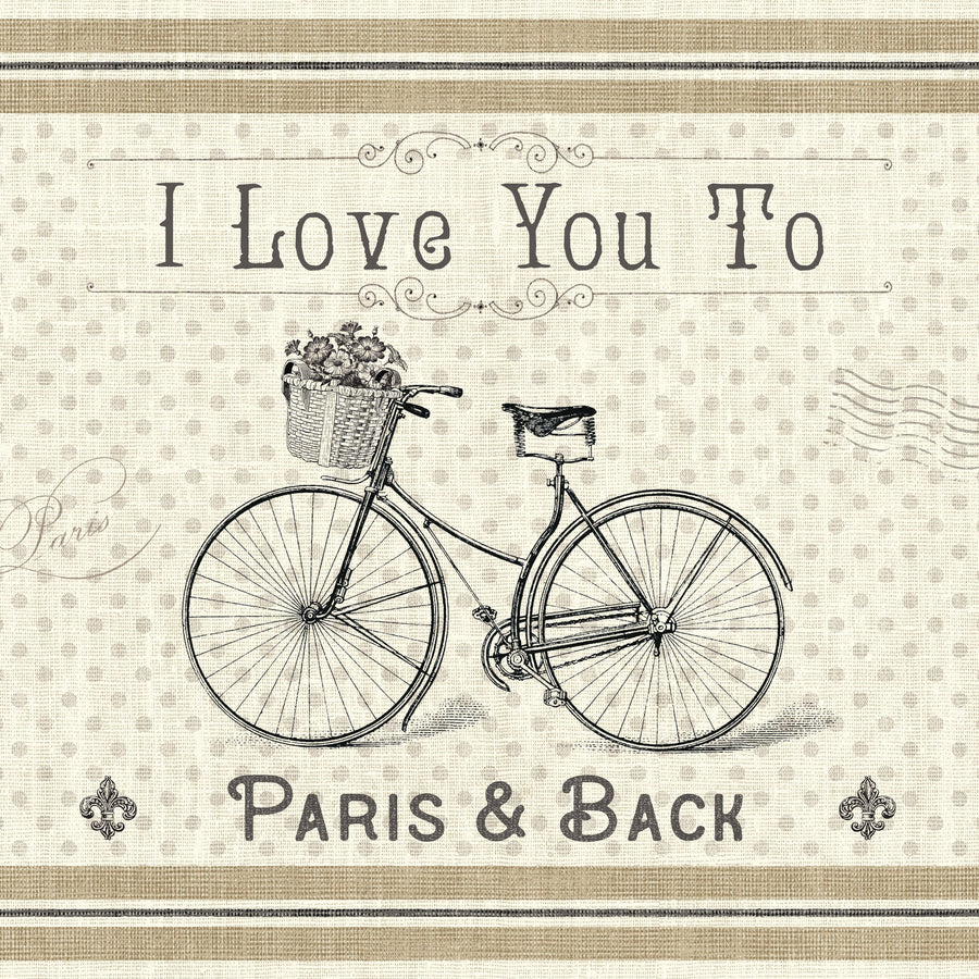 Paris & Back Mural Wallpaper