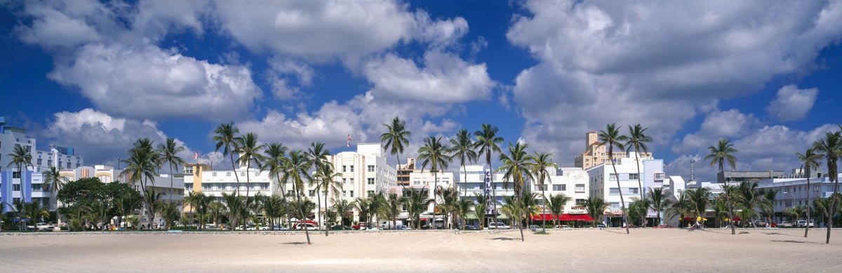 Tropical Deco Shore Mural Wallpaper - pure wallpaper artwork