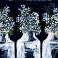 Florals in Glass Mural Wallpaper - pure wallpaper artwork