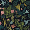 Wonderland Birds, Dark Mural Wallpaper - pure wallpaper artwork
