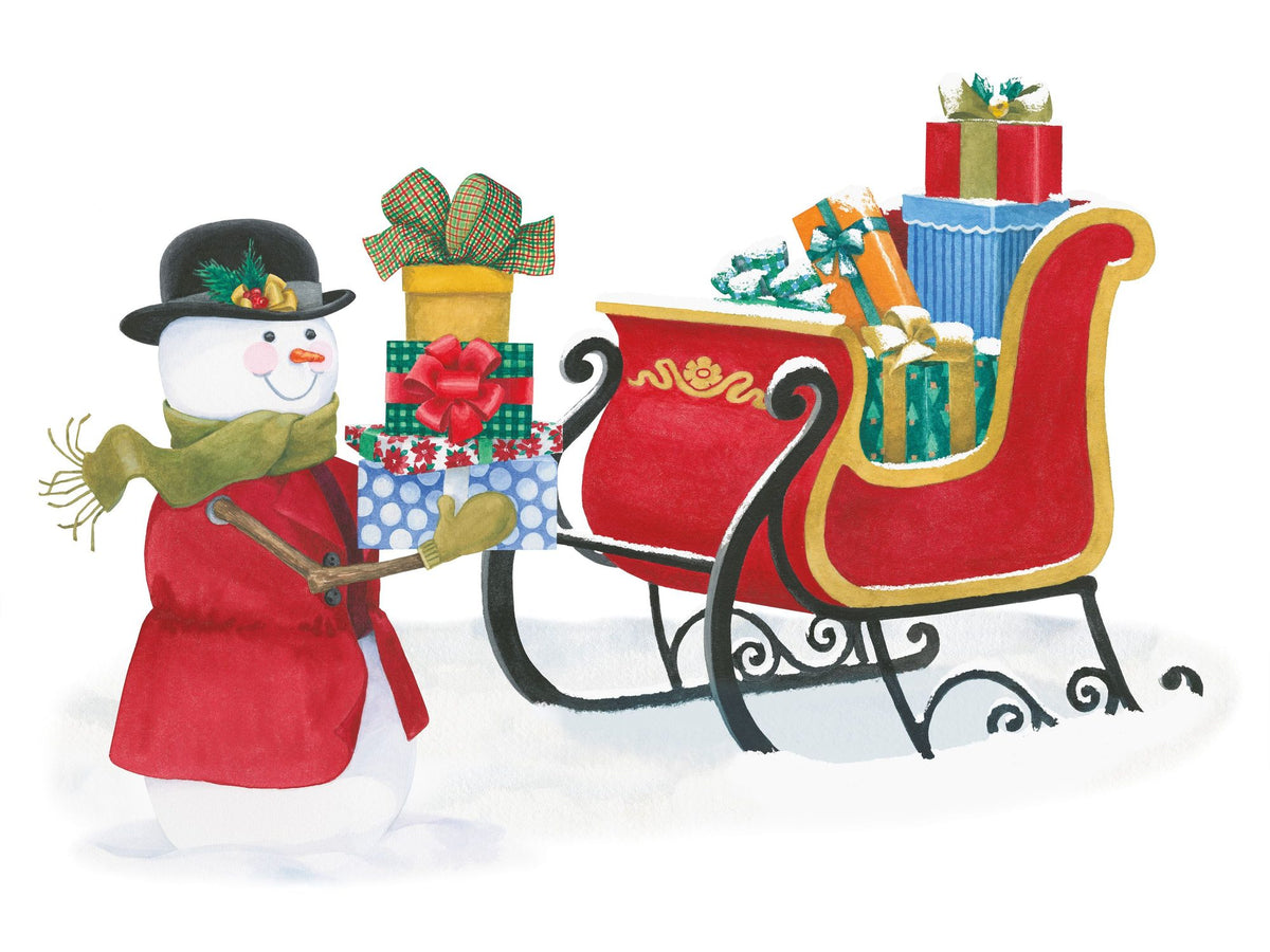 Main Street Christmas XI Mural Wallpaper - pure wallpaper artwork