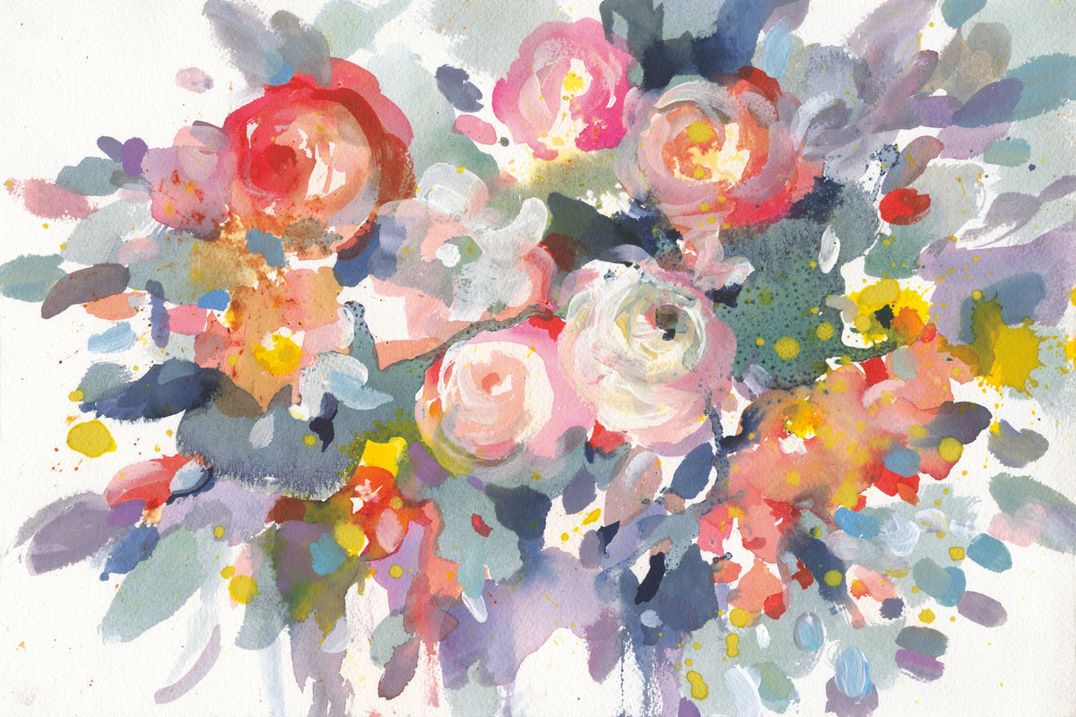 Bloom Burst Mural Wallpaper - pure wallpaper artwork