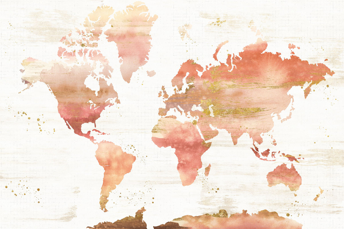 Desert Bloom World Mural Wallpaper - pure wallpaper artwork