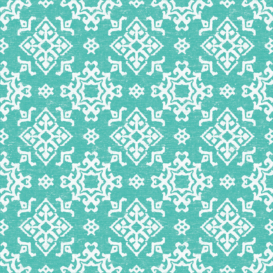 Atlantic Flakes Turqouise Mural Wallpaper