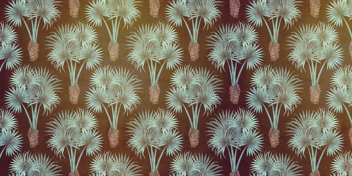 Elephant Ear Tree, Brown Mural Wallpaper - pure wallpaper artwork