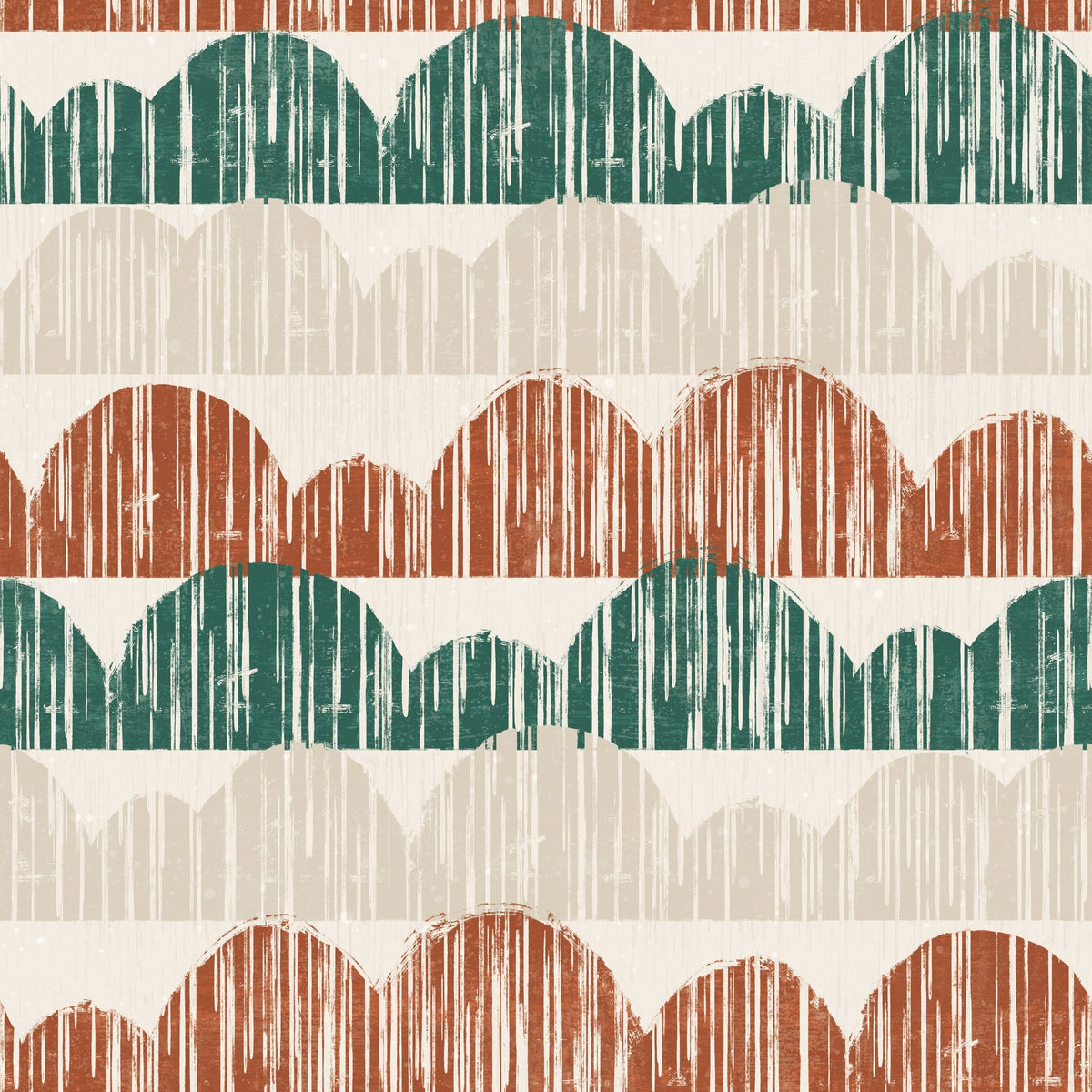 Woodland Horizons White Mural Wallpaper - pure wallpaper artwork