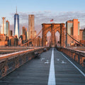 Brooklyn Bridge At Sunrise Mural Wallpaper - pure wallpaper artwork
