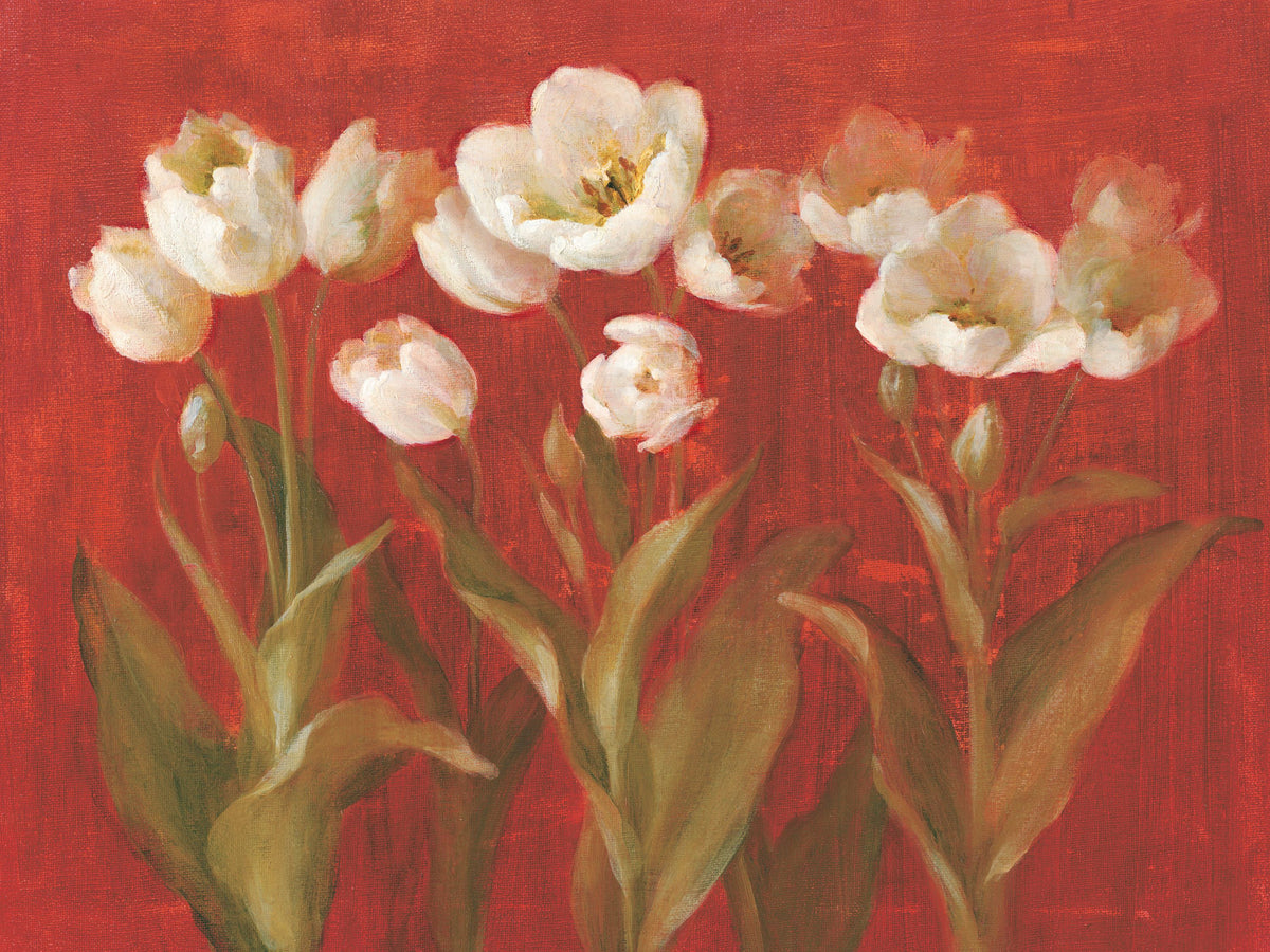 Tulip Garden Mural Wallpaper - pure wallpaper artwork