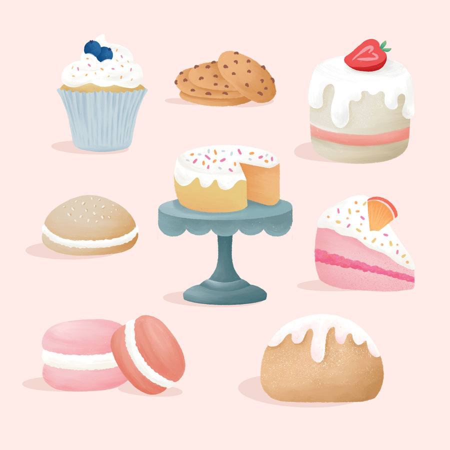Bake Shop III Mural Wallpaper