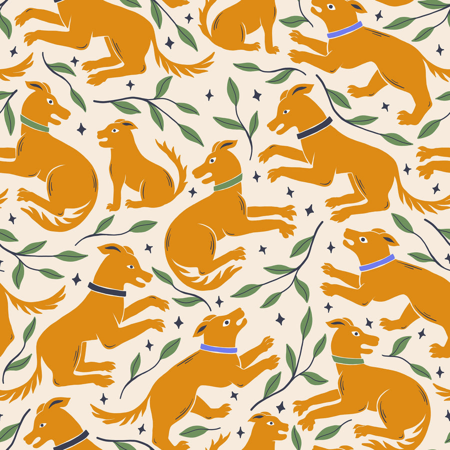 The Dogs of Devon Mural Wallpaper