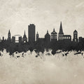 Rostock Germnay Skyline Concrete Mural Wallpaper - pure wallpaper artwork