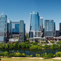 Urban Riverside Mural Wallpaper - pure wallpaper artwork