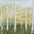 Birch Forest Mural Wallpaper - pure wallpaper artwork
