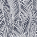 Swaying Palm Leaves, Grey Mural Wallpaper - pure wallpaper artwork