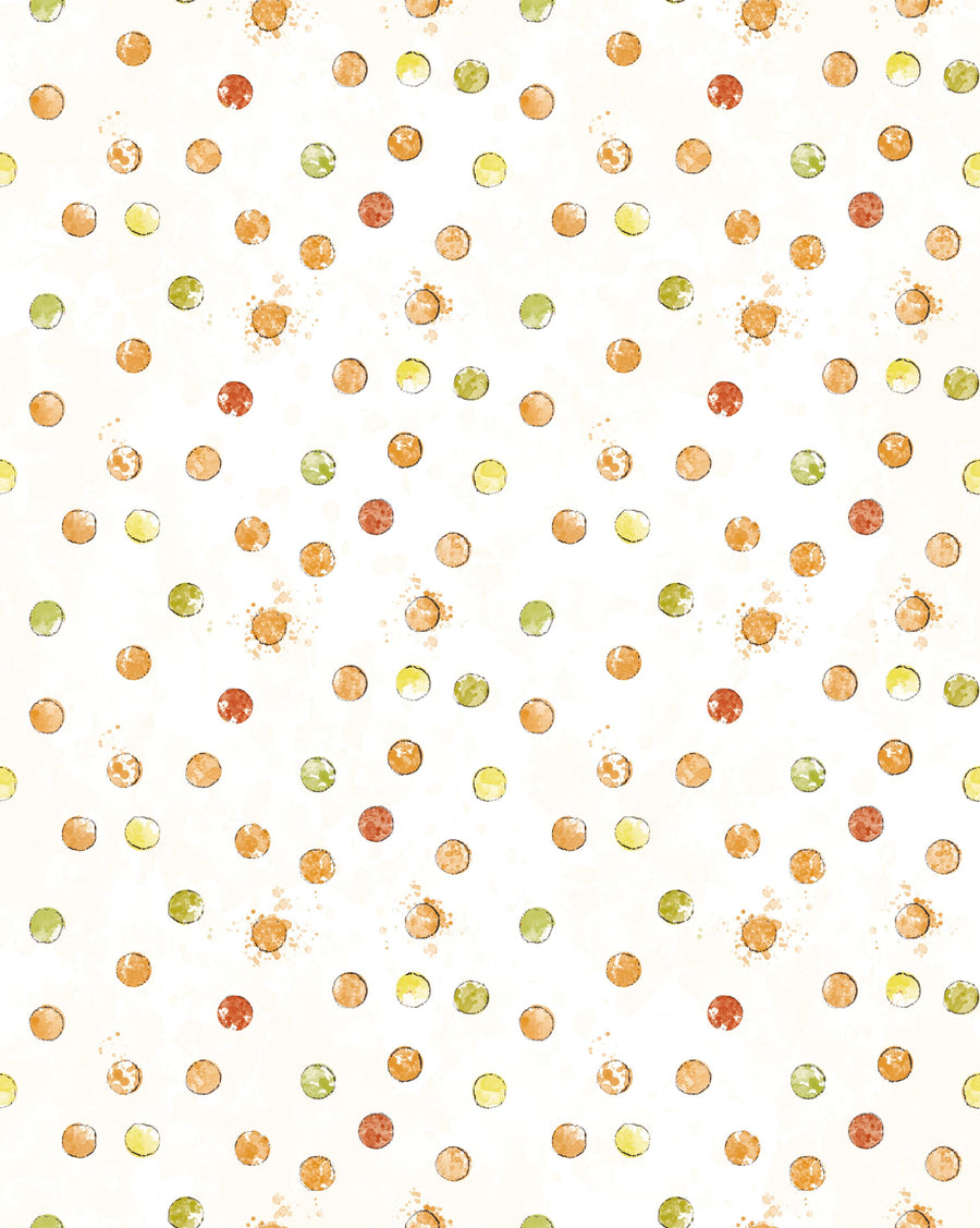 Harvest Dots Mural Wallpaper