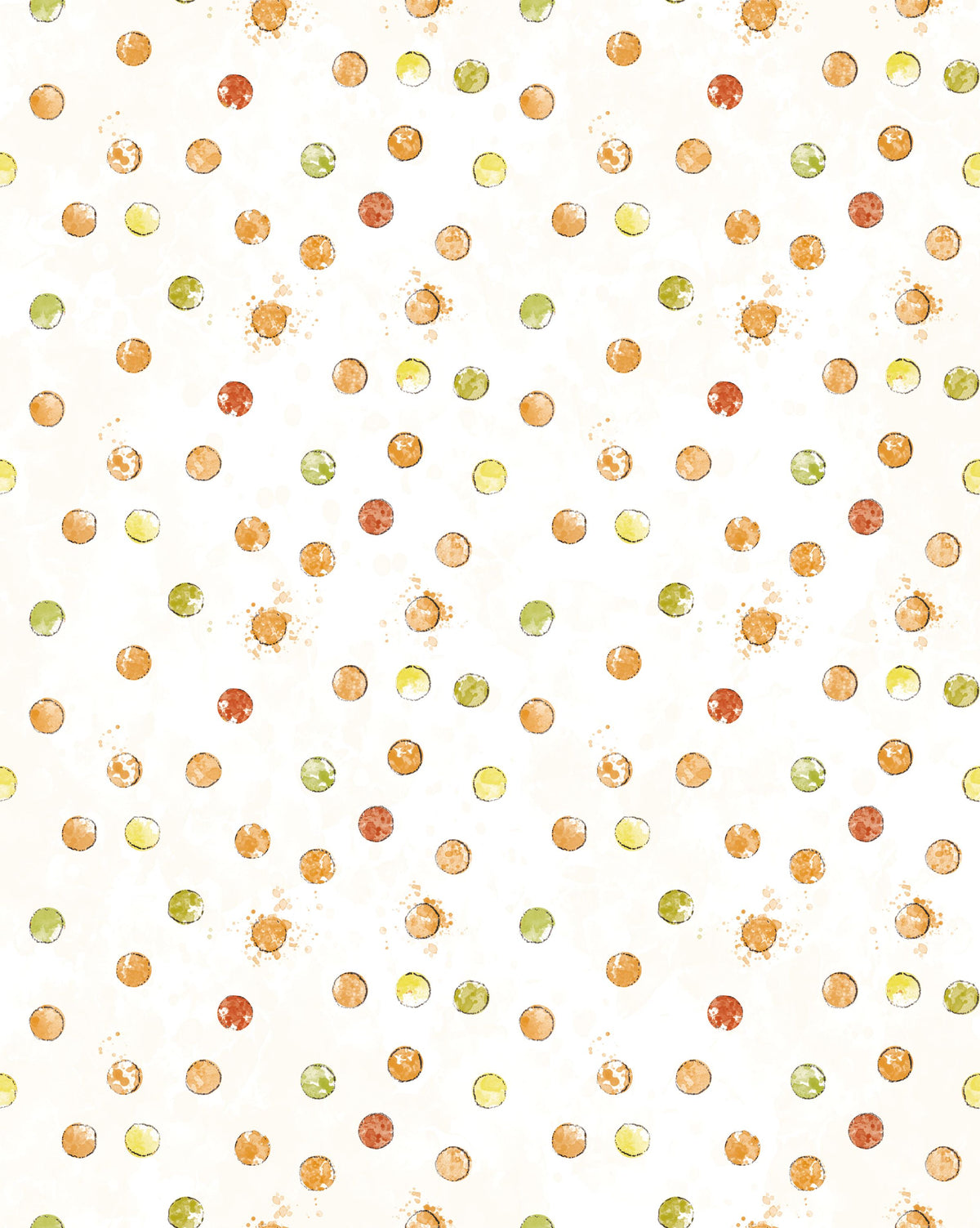 Harvest Dots Mural Wallpaper - pure wallpaper artwork