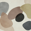 Lava Shapes, Beige Mural Wallpaper - pure wallpaper artwork