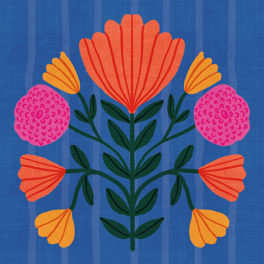Modern Botanical I Mural Wallpaper