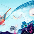 Turtle Bay Friends Mural Wallpaper - pure wallpaper artwork