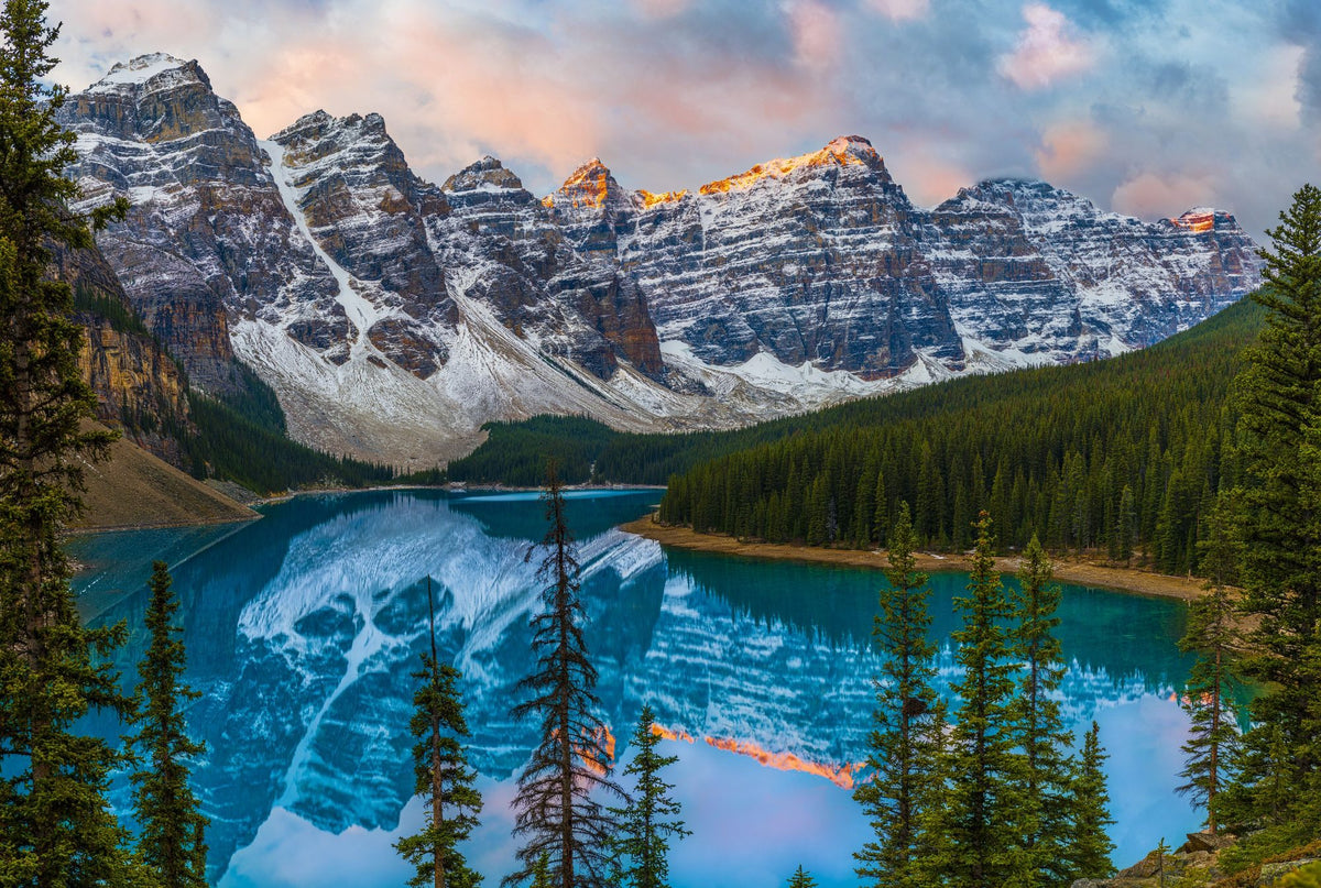 Moraine Lake Mural Wallpaper - pure wallpaper artwork