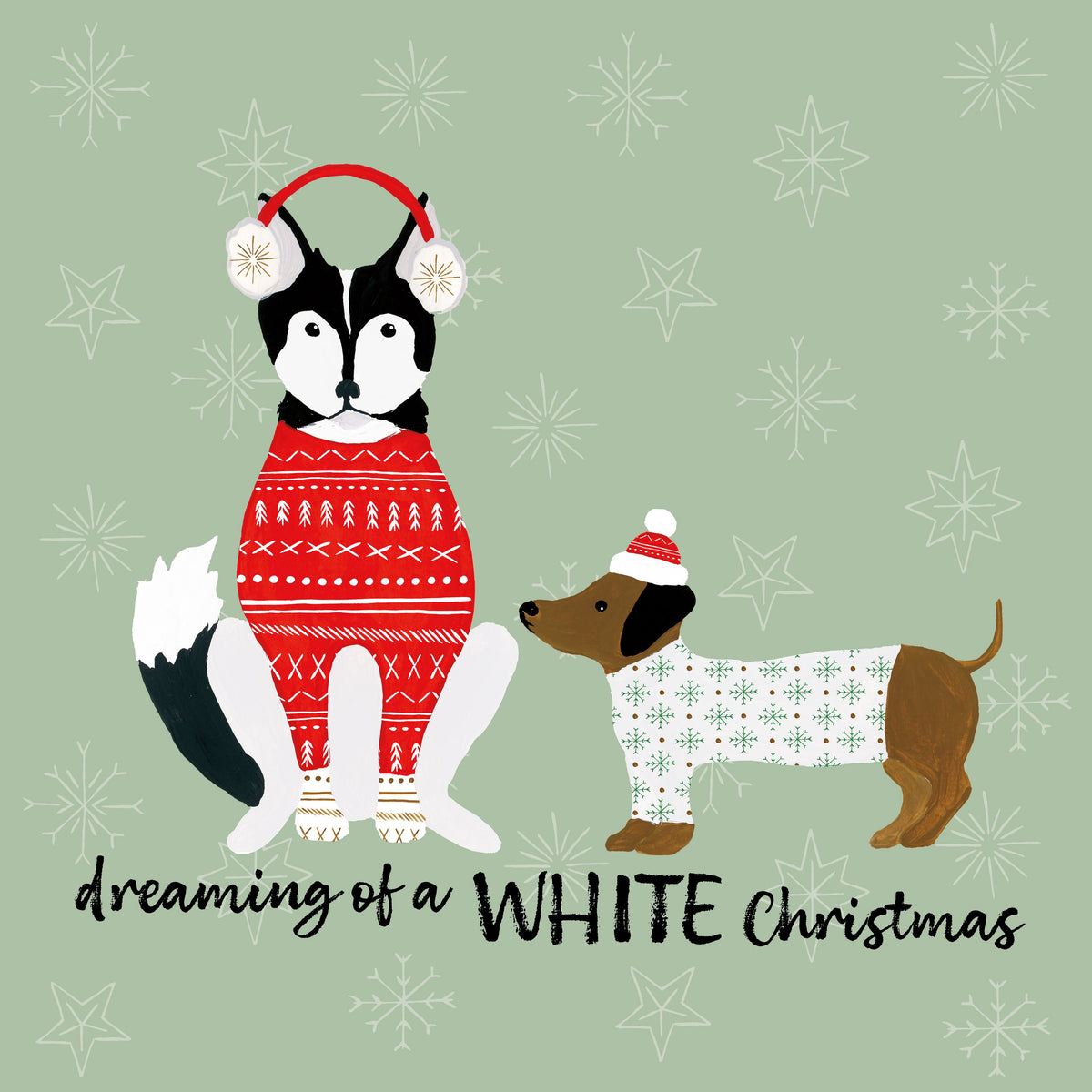Puppy It's Cold Outside V Mural Wallpaper - pure wallpaper artwork