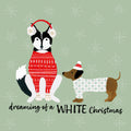 Puppy It's Cold Outside V Mural Wallpaper - pure wallpaper artwork