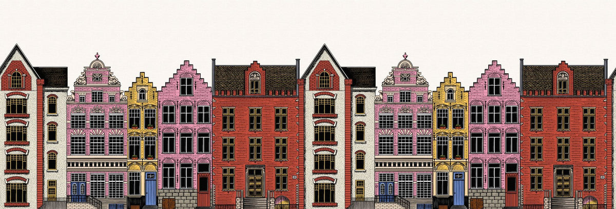 On Our Street Mural Wallpaper - pure wallpaper artwork