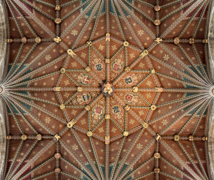 Church Ceiling Mural Wallpaper