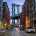 Manhattan Bridge From Dumbo Mural Wallpaper - pure wallpaper artwork