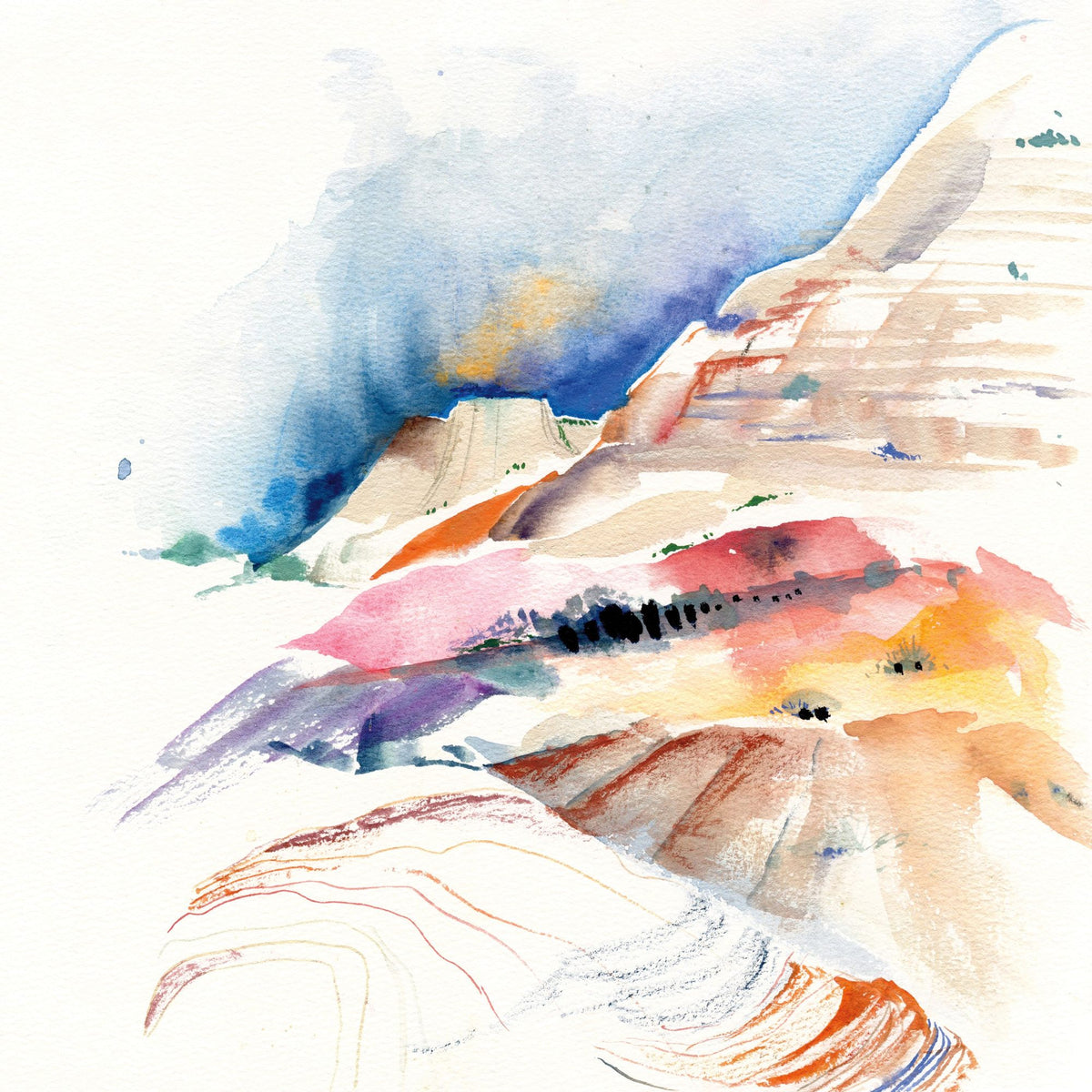 Desert Hike Mural Wallpaper - pure wallpaper artwork