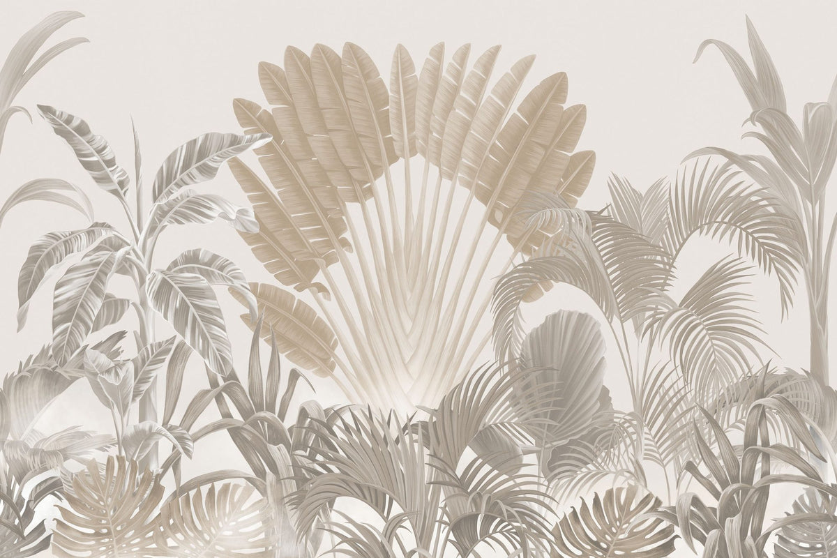 Tropical Crown, Desert Mural Wallpaper - pure wallpaper artwork