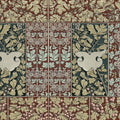 Flowers and Berries Red Mural Wallpaper - pure wallpaper artwork