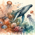 Ocean Whispers Mural Wallpaper - pure wallpaper artwork