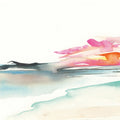 Coastal Sunset Mural Wallpaper - pure wallpaper artwork