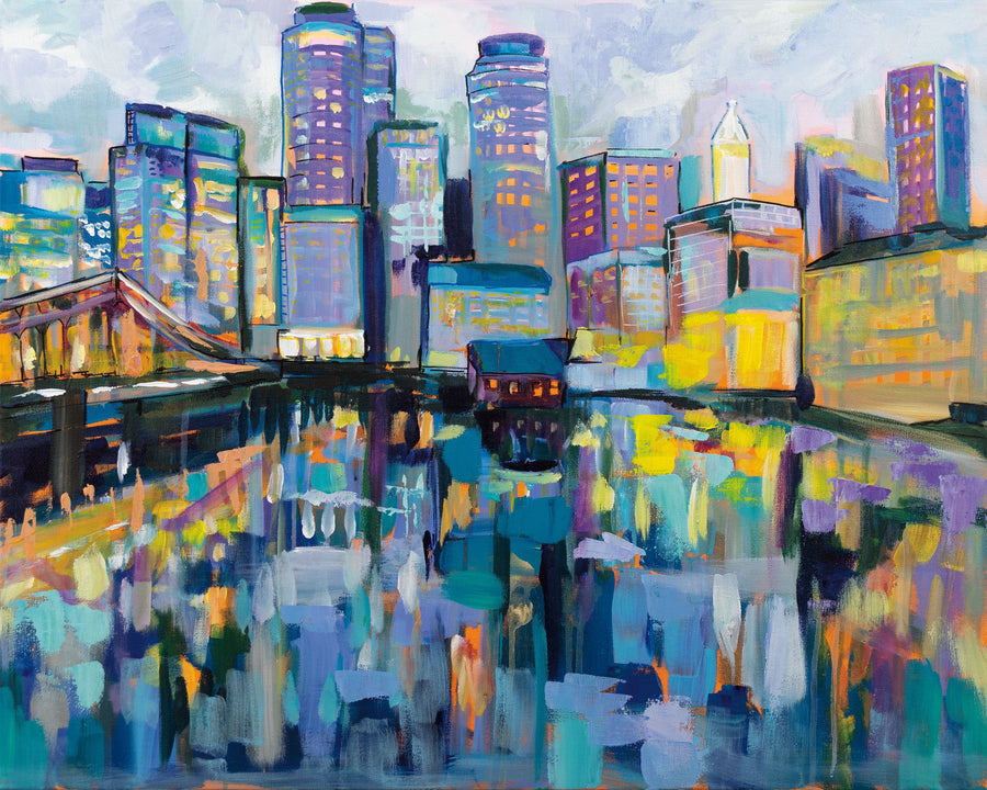 Boston Harbor Mural Wallpaper