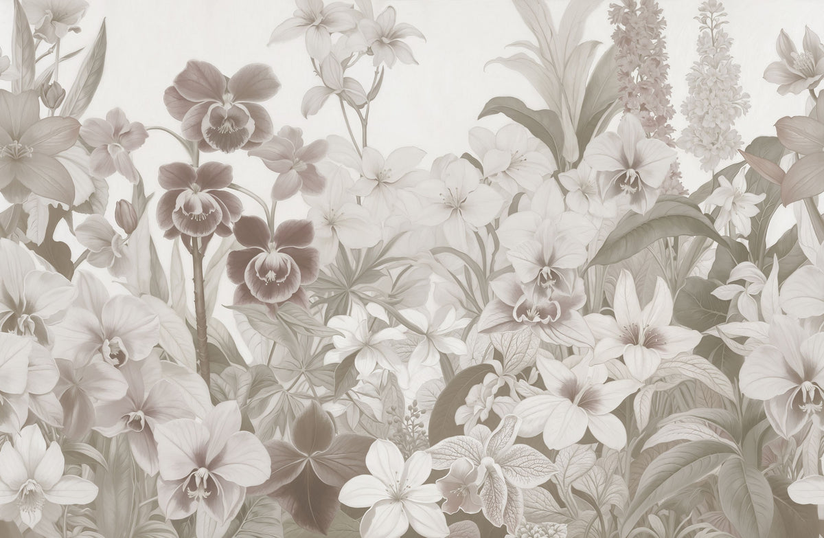 The Tenderness of Orchids, Sand Mural Wallpaper - pure wallpaper artwork