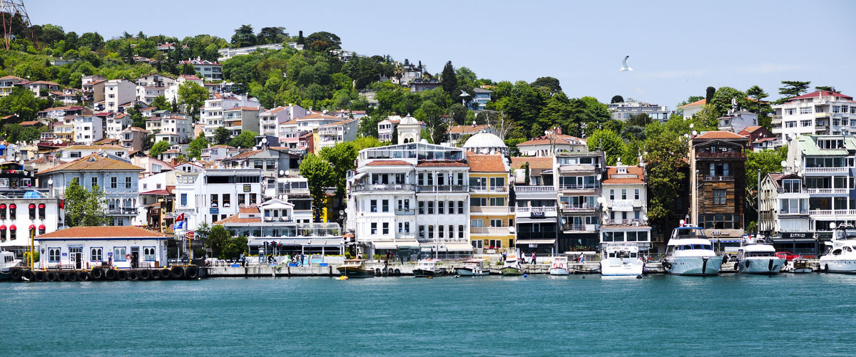 Harbor Village Mural Wallpaper - pure wallpaper artwork