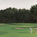 The Fairway II Mural Wallpaper - pure wallpaper artwork
