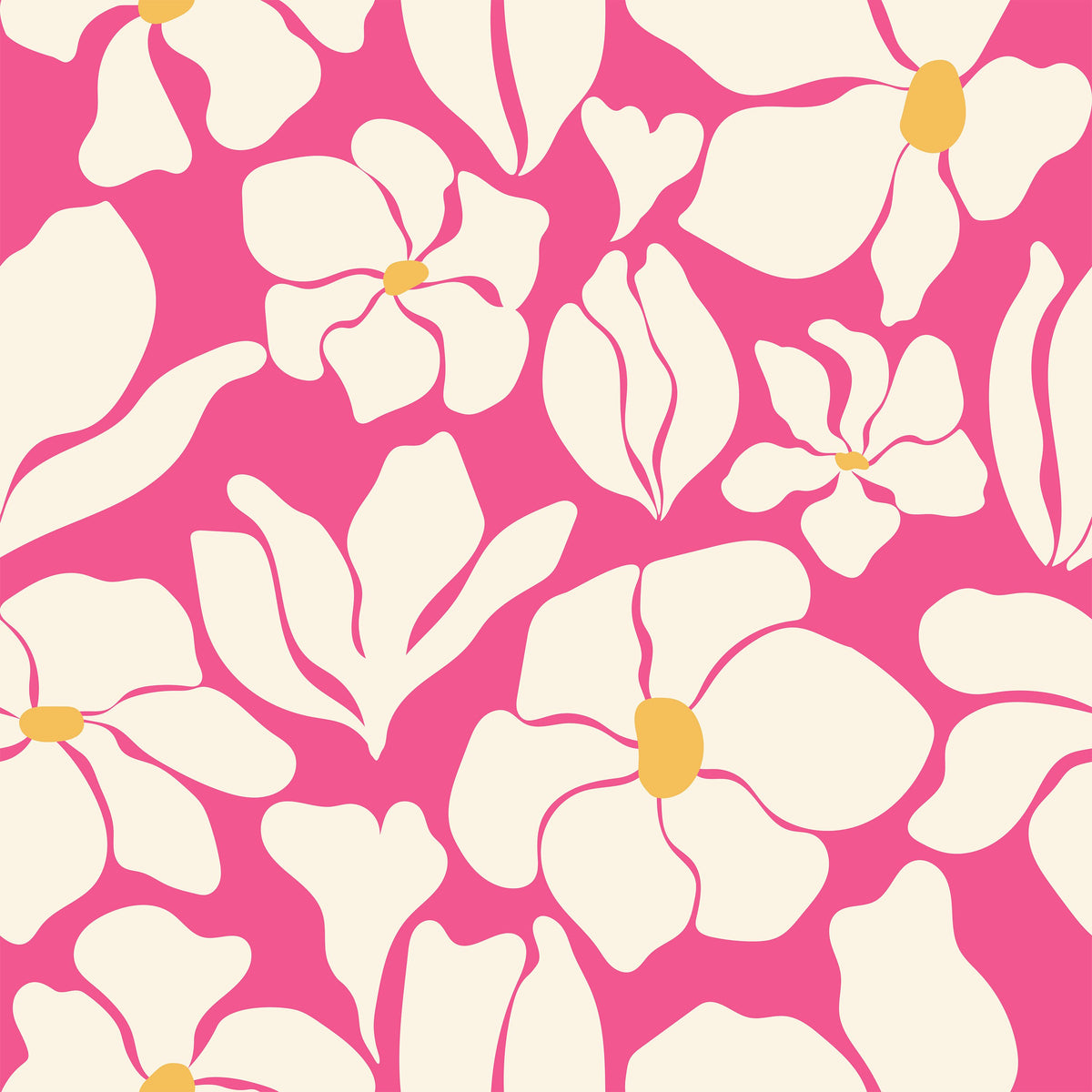 Flower Market Pattern Mural Wallpaper - pure wallpaper artwork