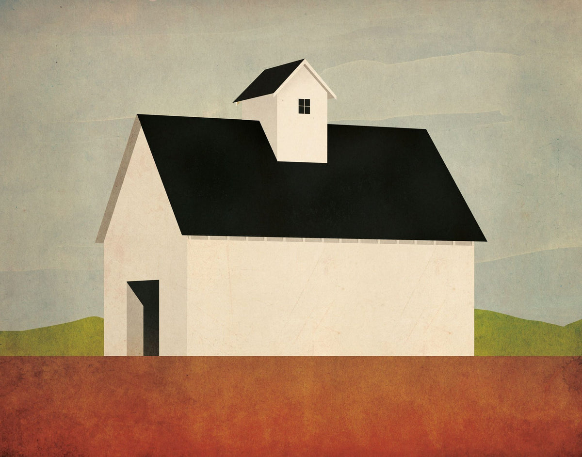 Fall Barn Mural Wallpaper - pure wallpaper artwork