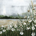 Wildflowers Among the Landscape Mural Wallpaper - pure wallpaper artwork
