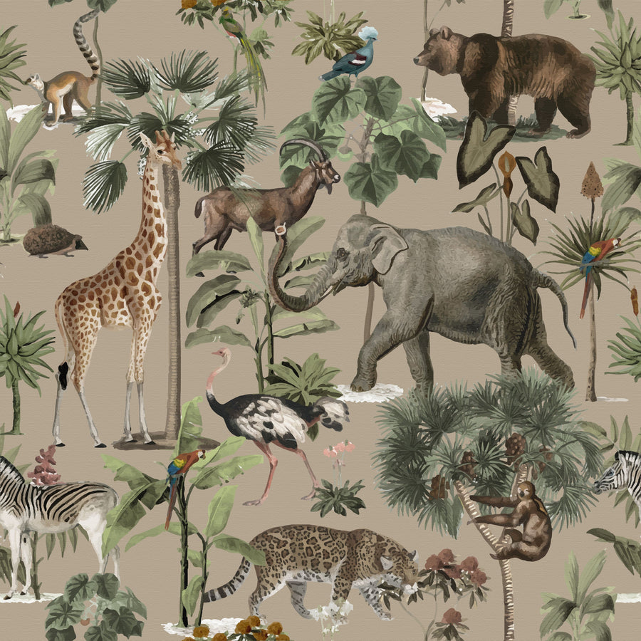 The Jungle Trail Mural Wallpaper
